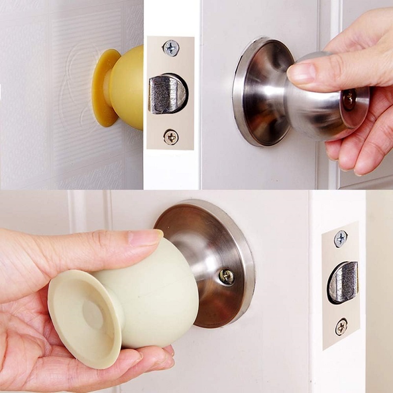 Door Knob Cover Safety Door Stopper for Wall Protection Decorative shower door bumpers