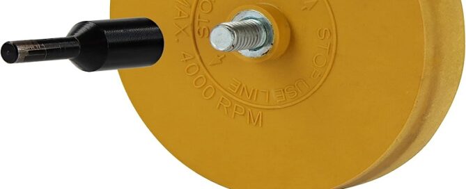 Heavy Duty Rubber pinstripe Eraser Wheel Adhesive Remover Tool Removal Auto Car Truck Signs