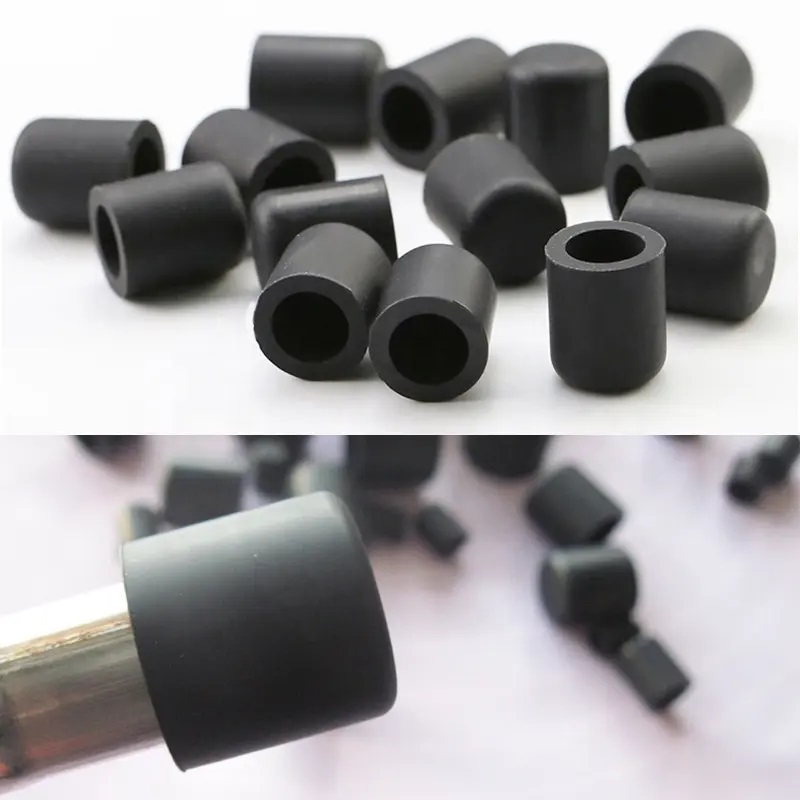 High Temp resistant 3mm~110mm Round Silicone Rubber Cover Caps For Pipe Tube Blanking Cover Rubber cap for pipe