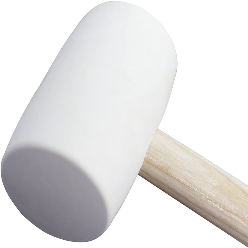 Large rubber mallet Durable Eco-friendly Rubber Hammer Head Hammer With Wood Handle