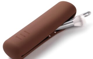 Makeup Brush Holder Soft Anti-fall Out Rubber Cosmetic Face Brushes bag