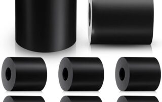 Multi-Purpose Rubber Spacer Rubber Anti Vibration Bushing Black Round Neoprene 1 Inch Rubber Washers