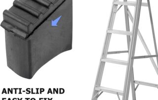 Non-Slip Rubber Steep Ladder Foot Pads Cushion Extension Ladder Covers Security Bumpers for Ladder