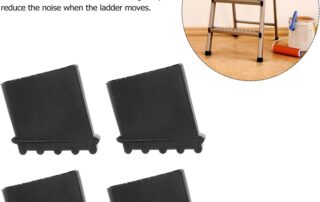 Non-Slip Rubber Steep Ladder Foot Pads Cushion Extension Ladder Covers Security Bumpers for Ladder