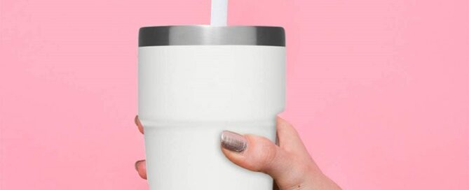 Openable and Washable Straw Food Grade BPA Free Long and Wide for Any Tumbler Reusable Silicone Drinking Straws