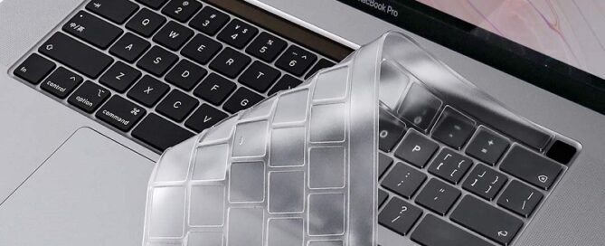 Premium Keyboard Cover for noteBook Keyboard Protector with Touch Bar -Clear