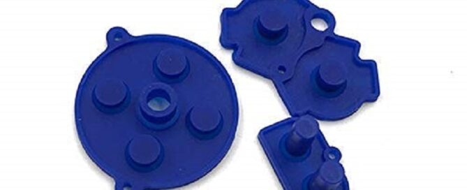 Replacement Silicone Rubber Keypad Conductive Adhesive Right Button Keypad for Nintendo NGC Controller