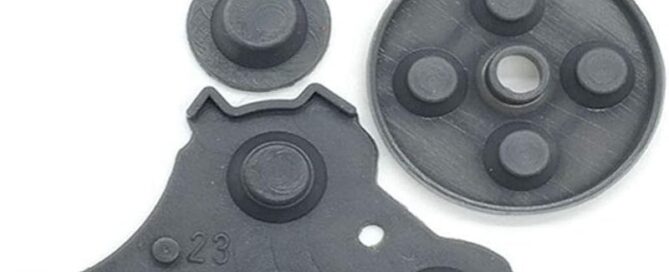 Replacement Silicone Rubber Keypad Conductive Adhesive Right Button Keypad for Nintendo NGC Controller