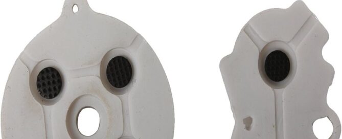 Replacement Silicone Rubber Keypad Conductive Adhesive Right Button Keypad for Nintendo NGC Controller
