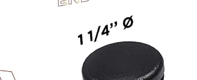 Round Plastic Plug Insert Black End Cap for Metal Tubing Waterproof Silicone Rubber Plug for Hole Protection