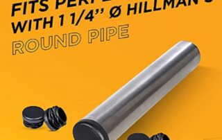 Round Plastic Plug Insert Black End Cap for Metal Tubing Waterproof Silicone Rubber Plug for Hole Protection