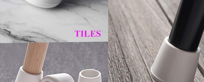 Rubber Bush For Chairs Non-Slip Round White Rubber Chair Leg Tips Caps
