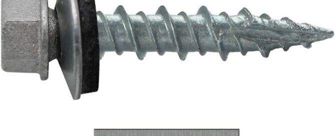 Rubber Metal Roofing Screws Galvanized Hex Head screws EPDM Washer Screws