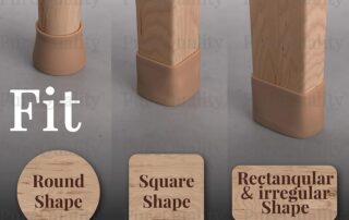Rubber bush for table Non-slip Silicone Chair Leg Caps fit ALL SHAPES Protect Furniture and Floors from Scratches with Chair Leg Covers