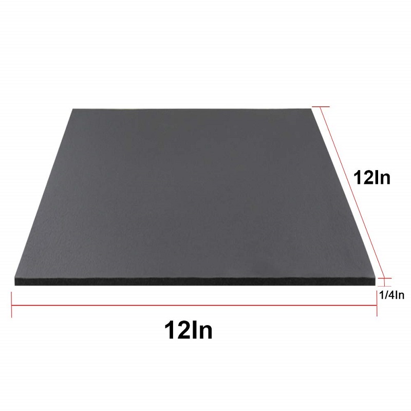 Self Adhesive Closed Cell Foam Neoprene Rubber Sheets Insulation Anti Vibration self-adhesive rubber sheet