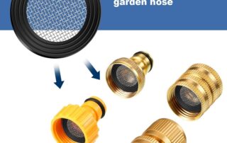 Stainless Steel Filter Garden Hose Washer Seal O Ring Gasket Rubber Mesh for Garden Water Faucet