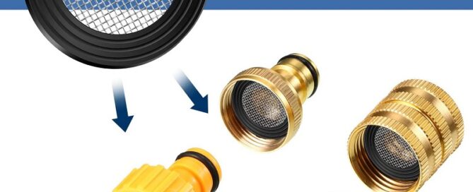 Stainless Steel Filter Garden Hose Washer Seal O Ring Gasket Rubber Mesh for Garden Water Faucet