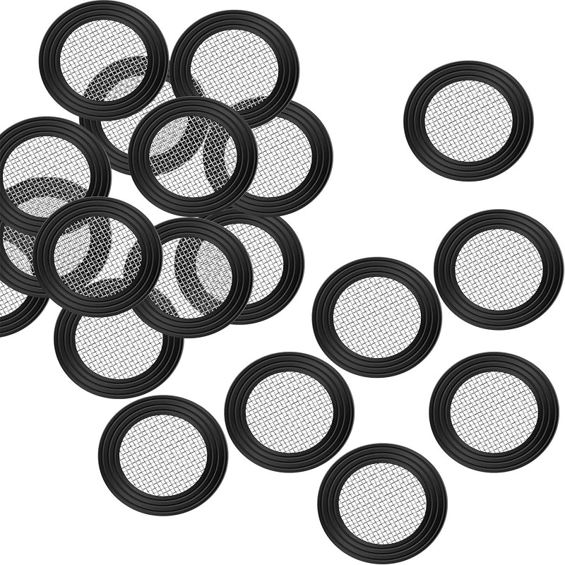 Stainless Steel Filter Garden Hose Washer Seal O Ring Gasket Rubber Mesh for Garden Water Faucet