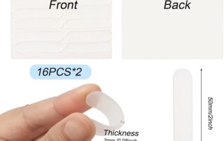 Adhesive Rubber Bumper Strip Silicone Clear Adhesive Bumpers Rubber Bumper Strip for Chairs Sliding