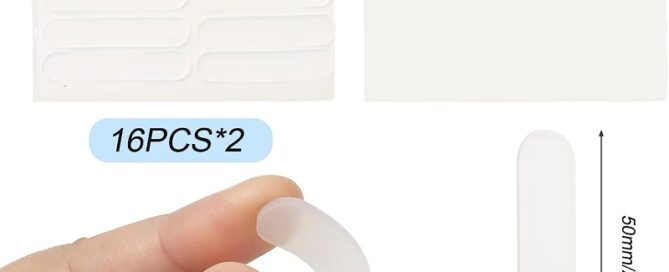 Adhesive Rubber Bumper Strip Silicone Clear Adhesive Bumpers Rubber Bumper Strip for Chairs Sliding