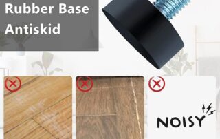 Adjustable Rubber Furniture Leveling Feet Floor Protector Heavy Duty Leveling Feet Threaded Rubber Bumper