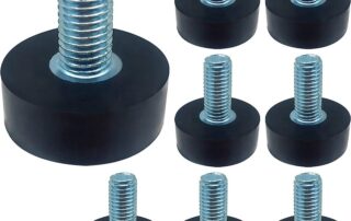 Adjustable Rubber Furniture Leveling Feet Floor Protector Heavy Duty Leveling Feet Threaded Rubber Bumper