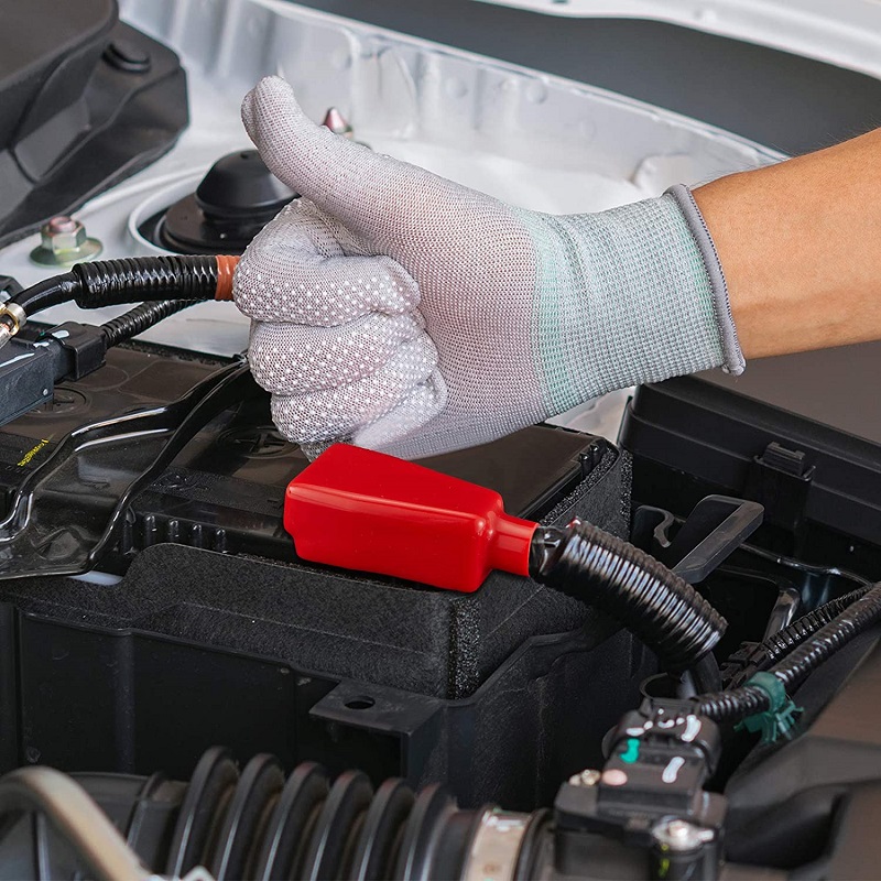 Battery Terminal Covers Battery Terminal Insulating Protector Sleeves auto rubber parts