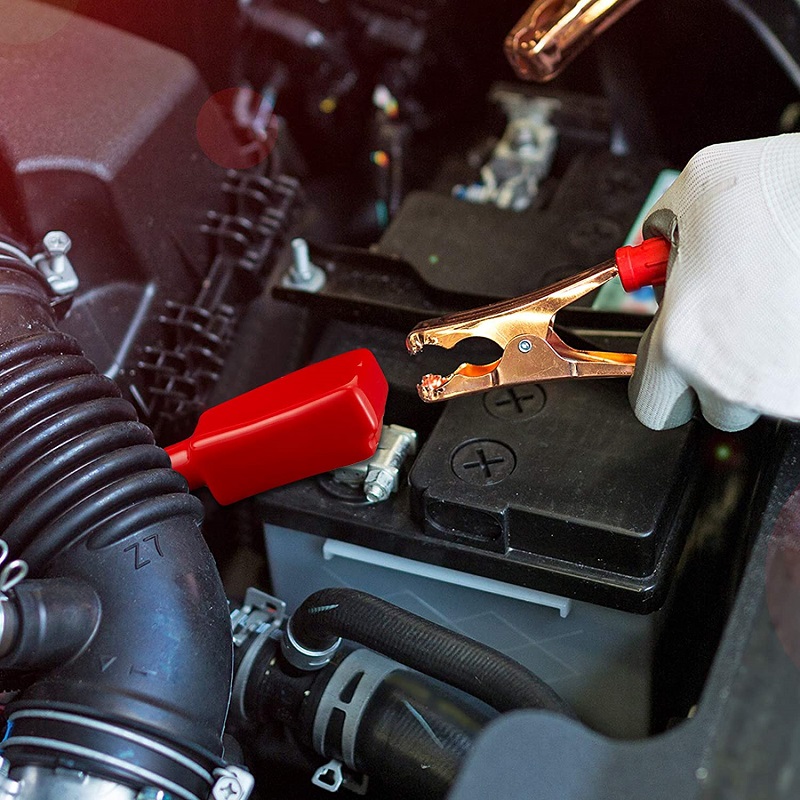 Battery Terminal Covers Battery Terminal Insulating Protector Sleeves auto rubber parts