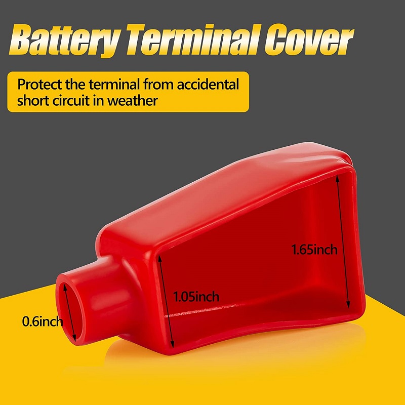 Battery Terminal Covers Battery Terminal Insulating Protector Sleeves auto rubber parts