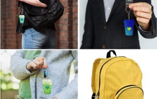 Coffee Cups Silicone Keychain Resin Mold Love Heart Dog Tags Epoxy Casting Molds Silicone Mold For Metal Casting