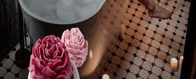 Flower Silicone Mold for Resin Candle Mold 3D Candle Soap Mould 3d printed silicone