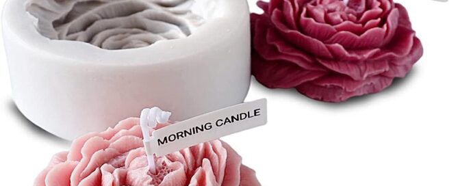Flower Silicone Mold for Resin Candle Mold 3D Candle Soap Mould 3d printed silicone