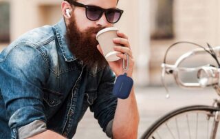 Full Protective Silicone AirPods Skin Cover AirPods Case with Keychain Chain Cover Rubber