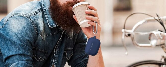 Full Protective Silicone AirPods Skin Cover AirPods Case with Keychain Chain Cover Rubber