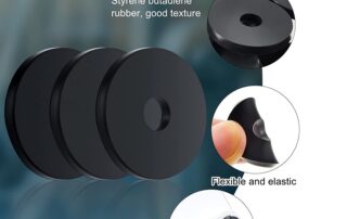 Heavy Duty Abrasion Resistant 50mm Rubber Washer Black Flat Rubber Washers for Bolts Spacers