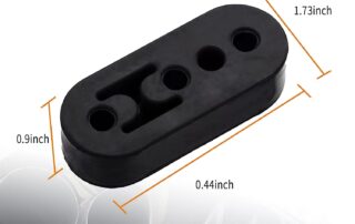 High-Density Rubber Isolator Insulator Adjustable Muffler Shock Absorber Custom Rubber Parts