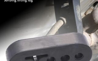 High-Density Rubber Isolator Insulator Adjustable Muffler Shock Absorber Custom Rubber Parts