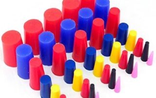 High-Temperature Rubber Plug Socket Silicone Rubber Plugs Kit Rubber Stopper Plug for Painting