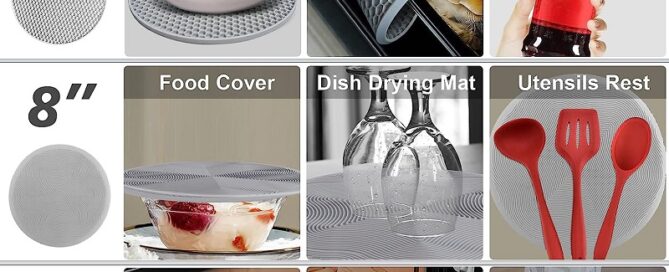 Multi-Purpose Silicone Multi-Purpose Microwave Mat Silicone Pot Holders for Kitchen Counter