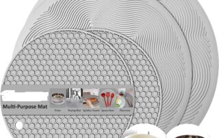 Multi-Purpose Silicone Multi-Purpose Microwave Mat Silicone Pot Holders for Kitchen Counter