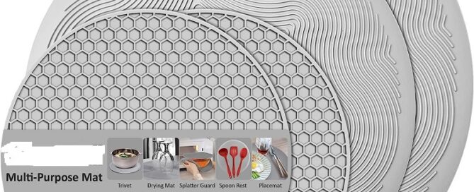 Multi-Purpose Silicone Multi-Purpose Microwave Mat Silicone Pot Holders for Kitchen Counter