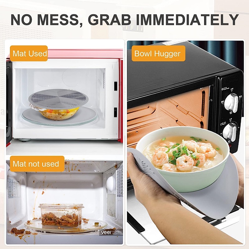 Multi-Purpose Silicone Multi-Purpose Microwave Mat Silicone Pot Holders for Kitchen Counter