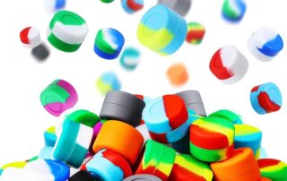 Non-Stick Silicone Wax Containers Multi-Use Storage Jars Oil Concentrate Bottles