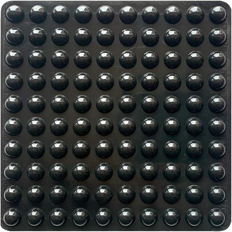 Replacement Rubber Feet Black Self-Adhesive Bumper Pads Noise Dampening Rubber Feet for Cabinets