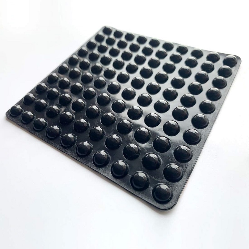 Replacement Rubber Feet Black Self-Adhesive Bumper Pads Noise Dampening Rubber Feet for Cabinets