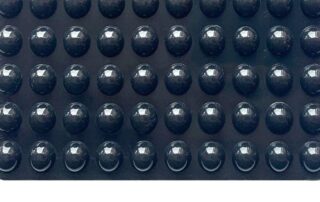 Replacement Rubber Feet Black Self-Adhesive Bumper Pads Noise Dampening Rubber Feet for Cabinets