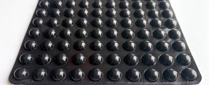 Replacement Rubber Feet Black Self-Adhesive Bumper Pads Noise Dampening Rubber Feet for Cabinets