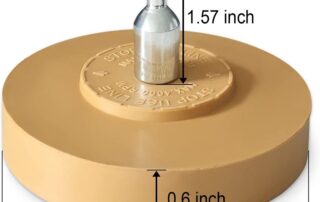 Rubber Buffing Wheel Adhesive Decal Eraser Wheel Pin Stripe Removal Tool