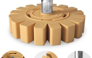 Rubber Buffing Wheel Adhesive Decal Eraser Wheel Pin Stripe Removal Tool