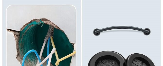 Rubber Grommet For Downpipe Round Rubber Plug Hole Grommet Firewall Gasket Kit for Protecting Cable Wire